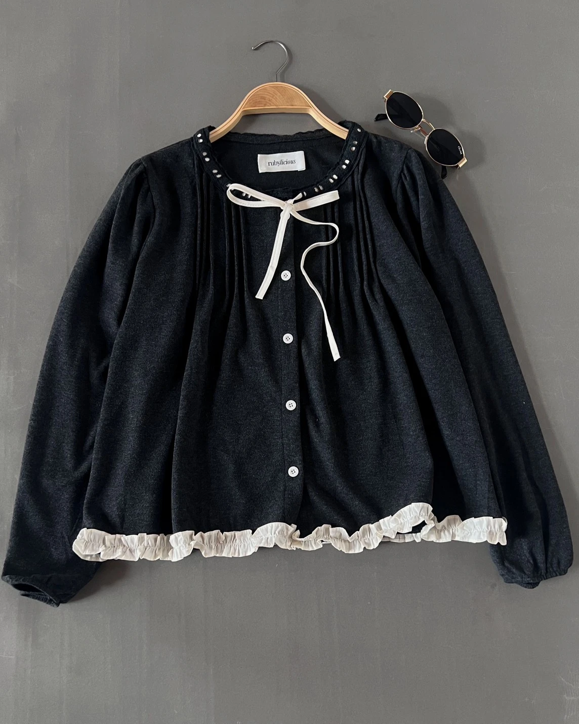 Alternative view of Hesva Blouse Kode 328 O Dark Grey