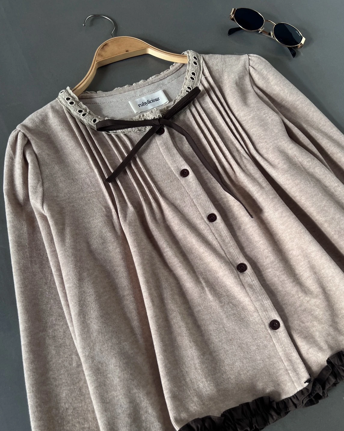 Hesva Blouse Kode 328 O Cream