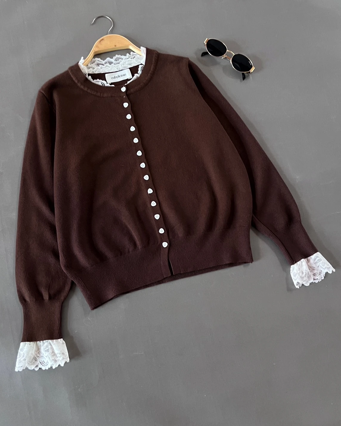 Alternative view of Hideya Cardi Kode 195N Coffee