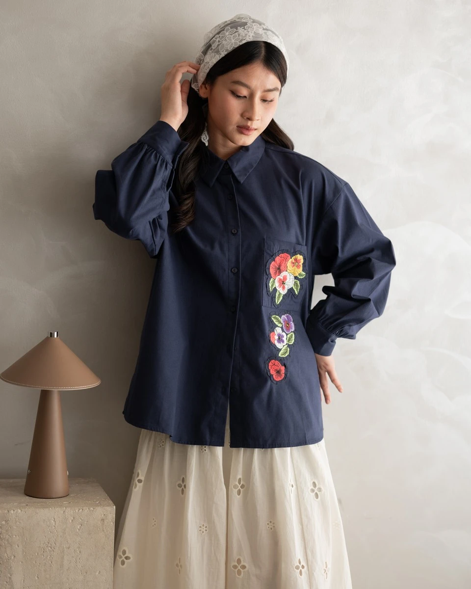 Alternative view of Hayba Shirt Kode 1500 Navy
