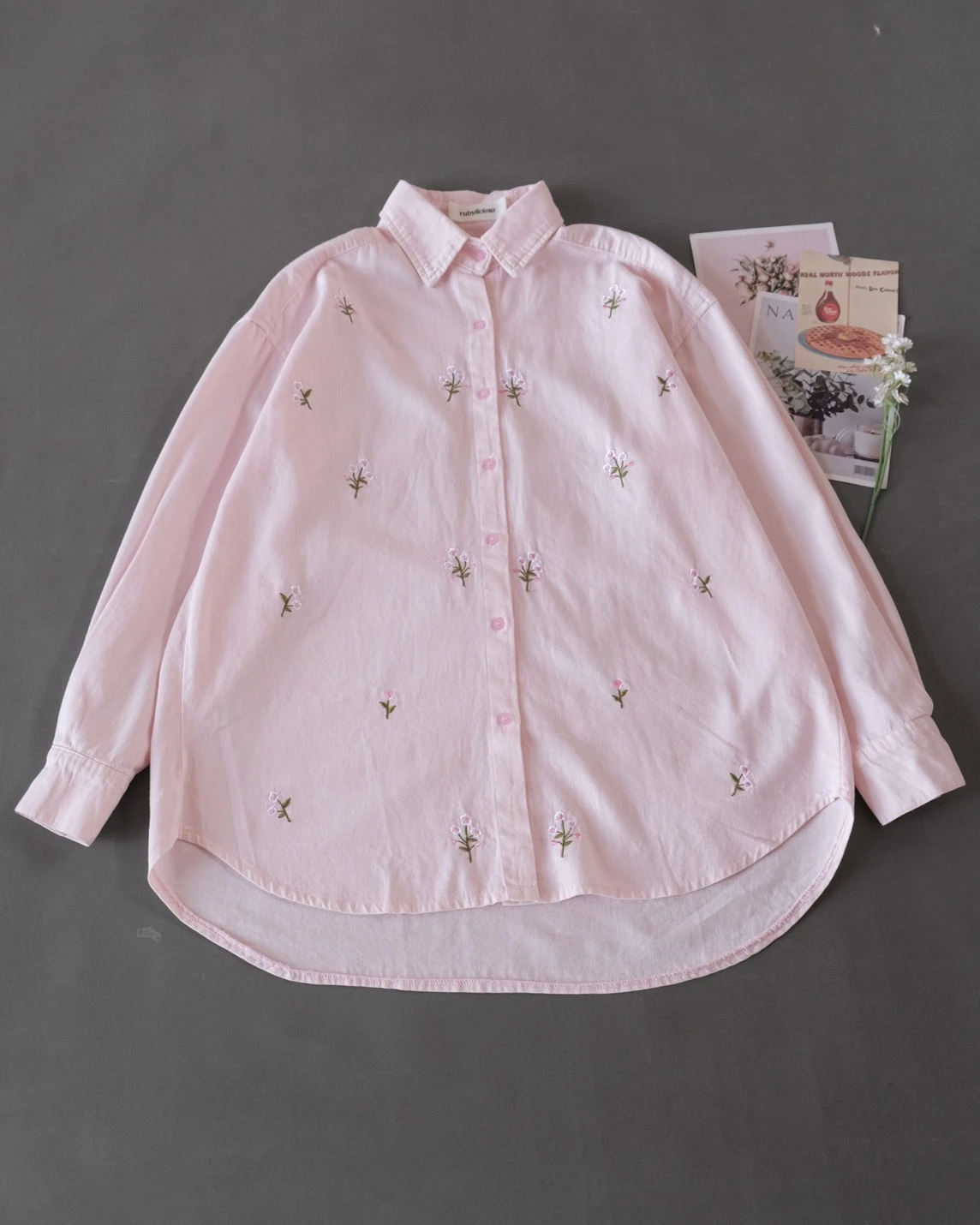 Helza Shirt Kode 4024 Baby Pink