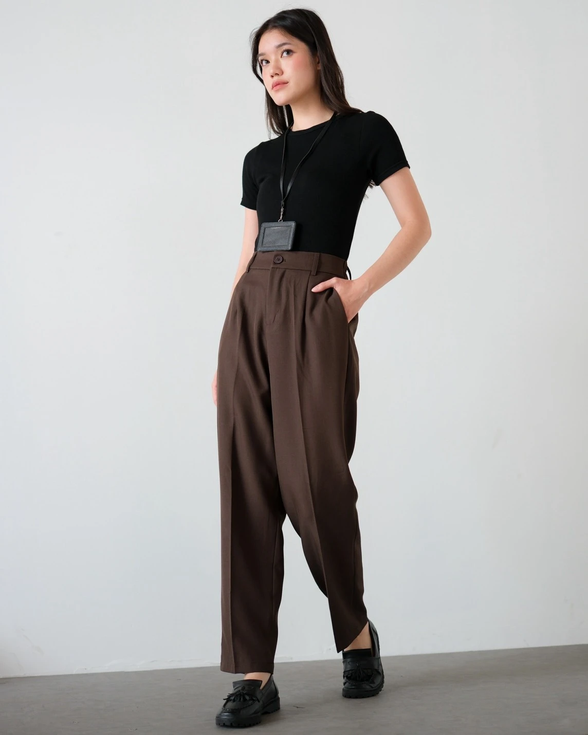 Alternative view of Hiana Pants Kode 237N Coffee