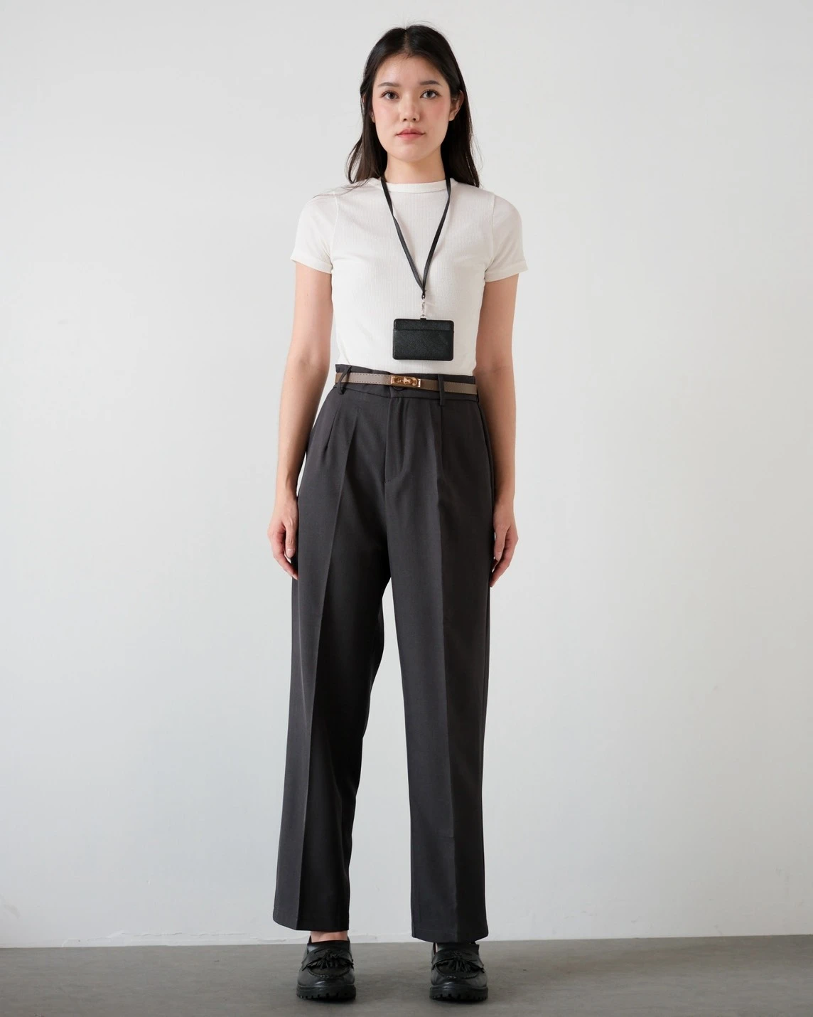 Alternative view of Hiana Pants Kode 237N Dark Grey
