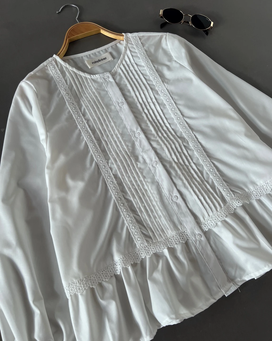 Koalyn Shirt Kode 80158 Broken White