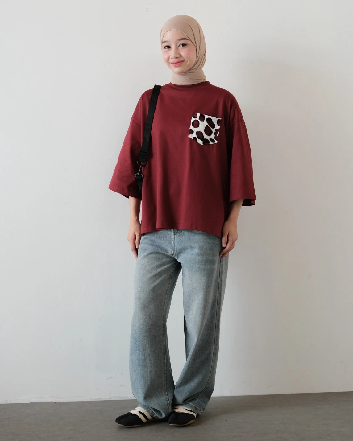 Pocket T-Shirt Maroon