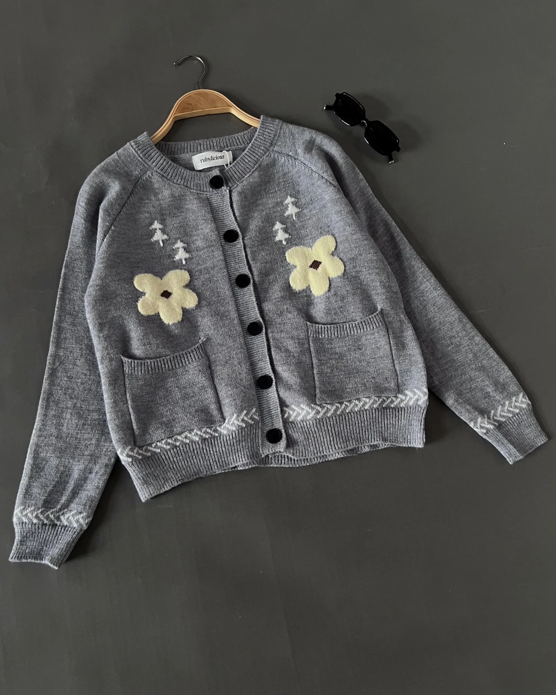 Syeril Cardi Kode 426 O Misty Grey - Image 3