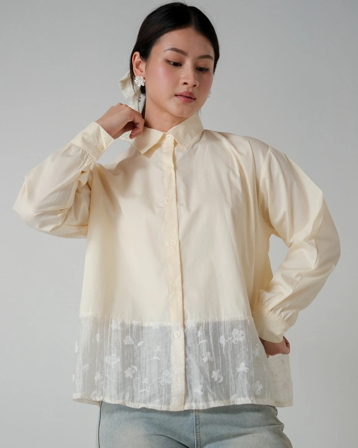 Alternative view of Qivira Shirt Kode 80522 Cream