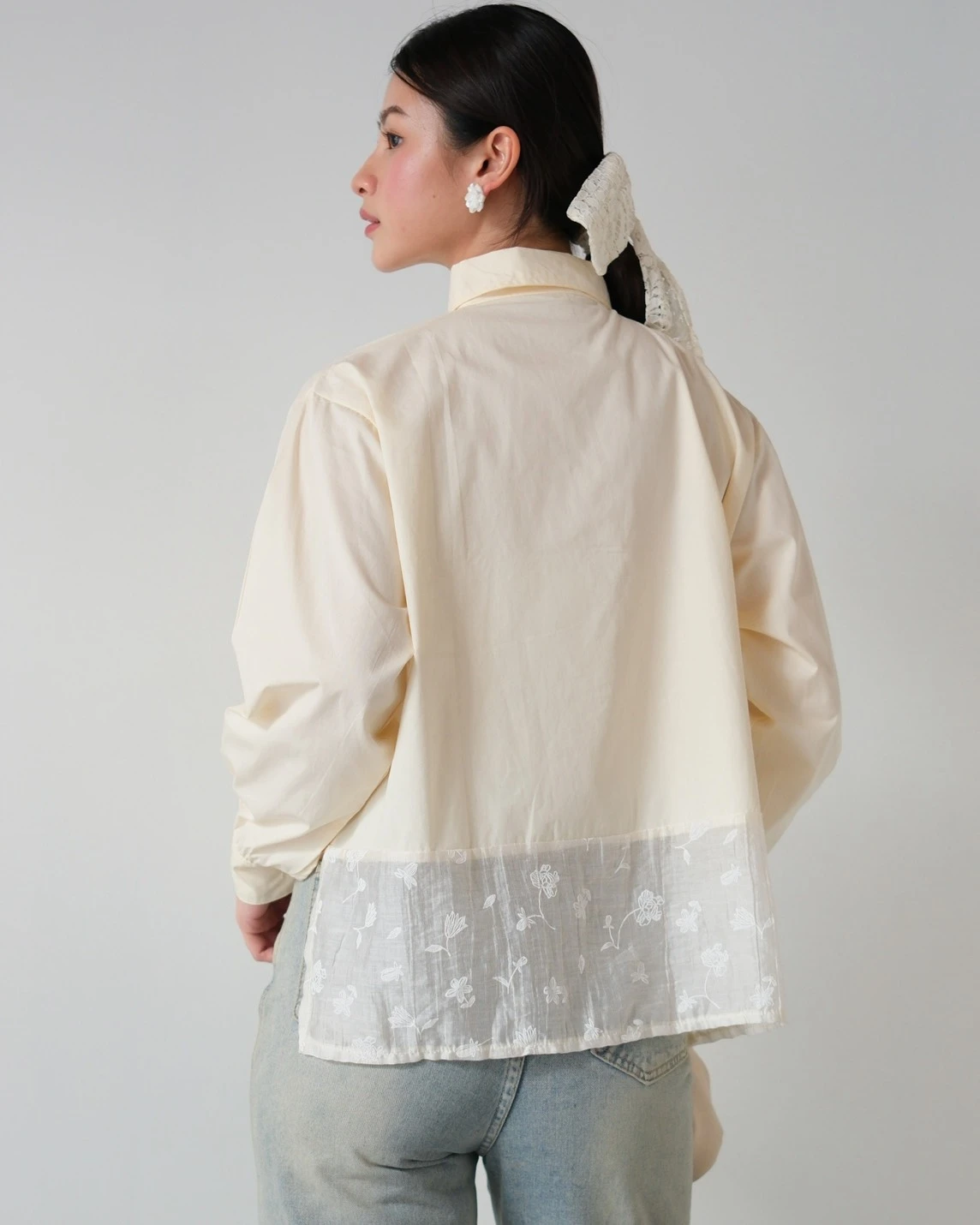 Qivira Shirt Kode 80522 Cream - Image 3