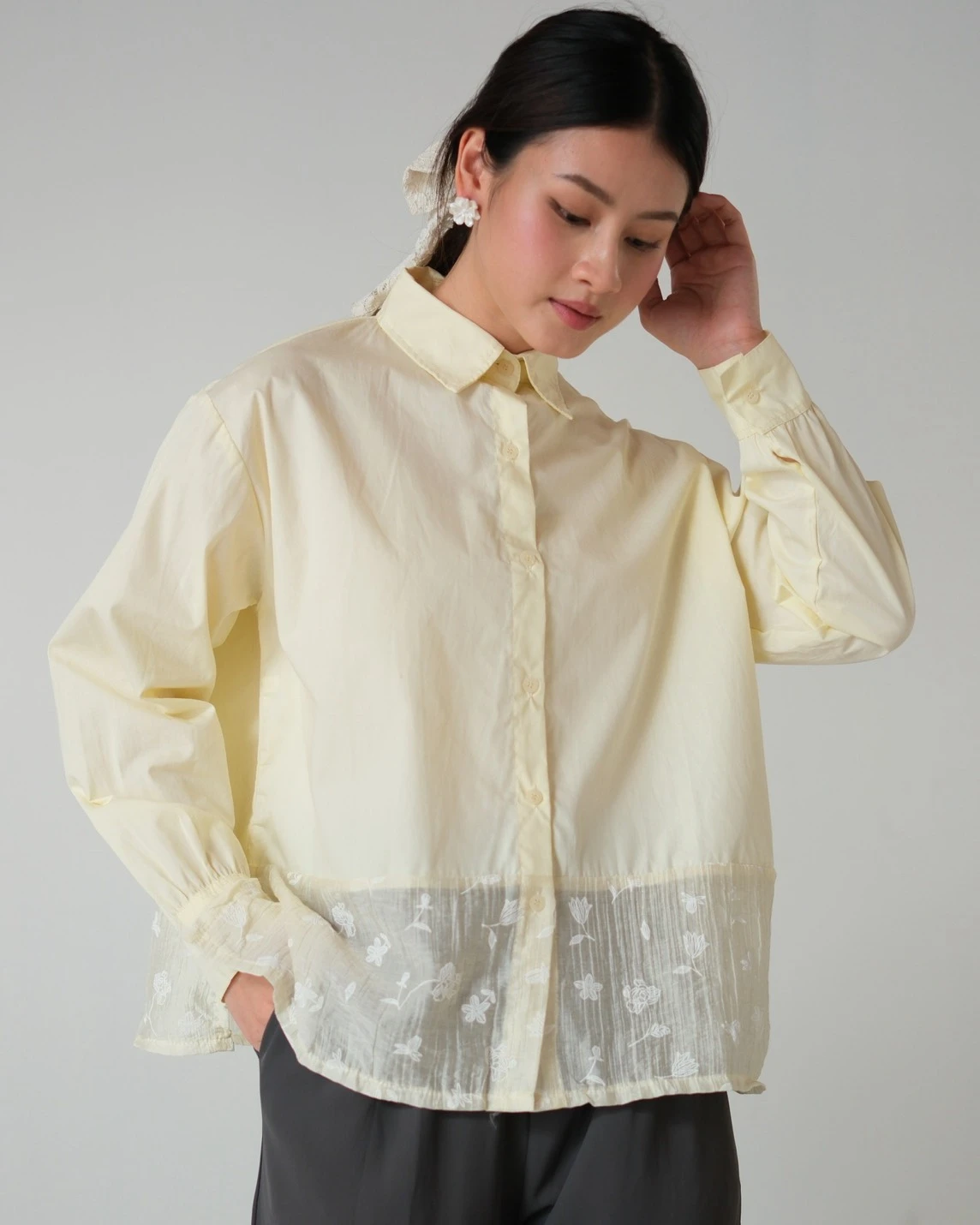 Alternative view of Qivira Shirt Kode 80522 Yellow