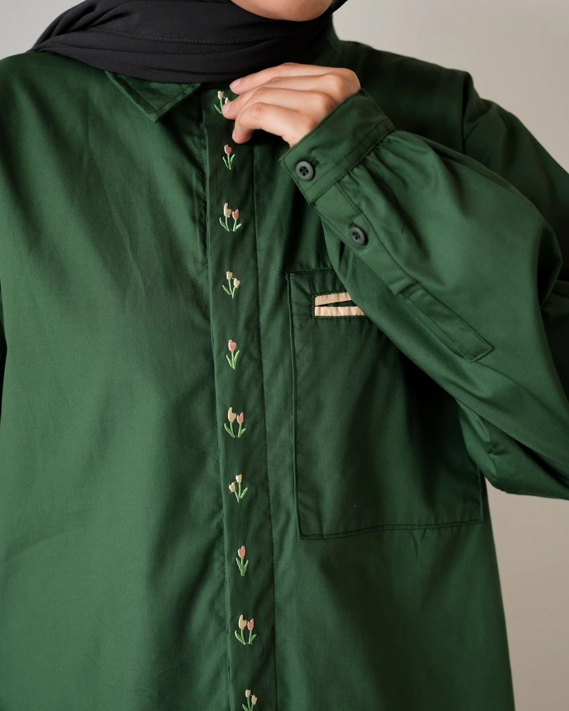 Alternative view of Kyla Shirt Green