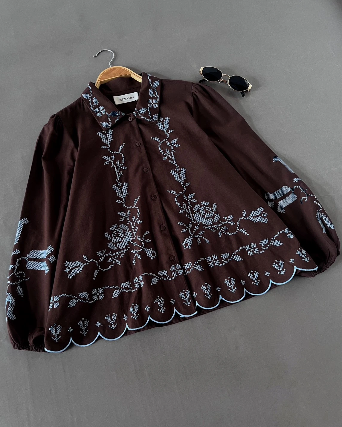 Alternative view of Klein Shirt Kode 20453 Coffee