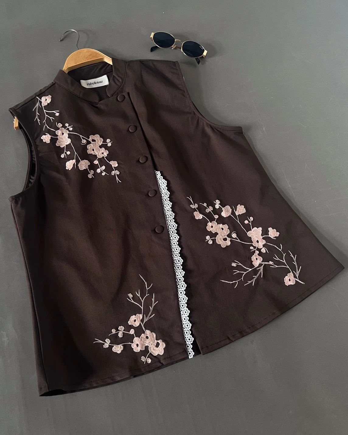 Jecqa Vest Kode 1509 Coffee