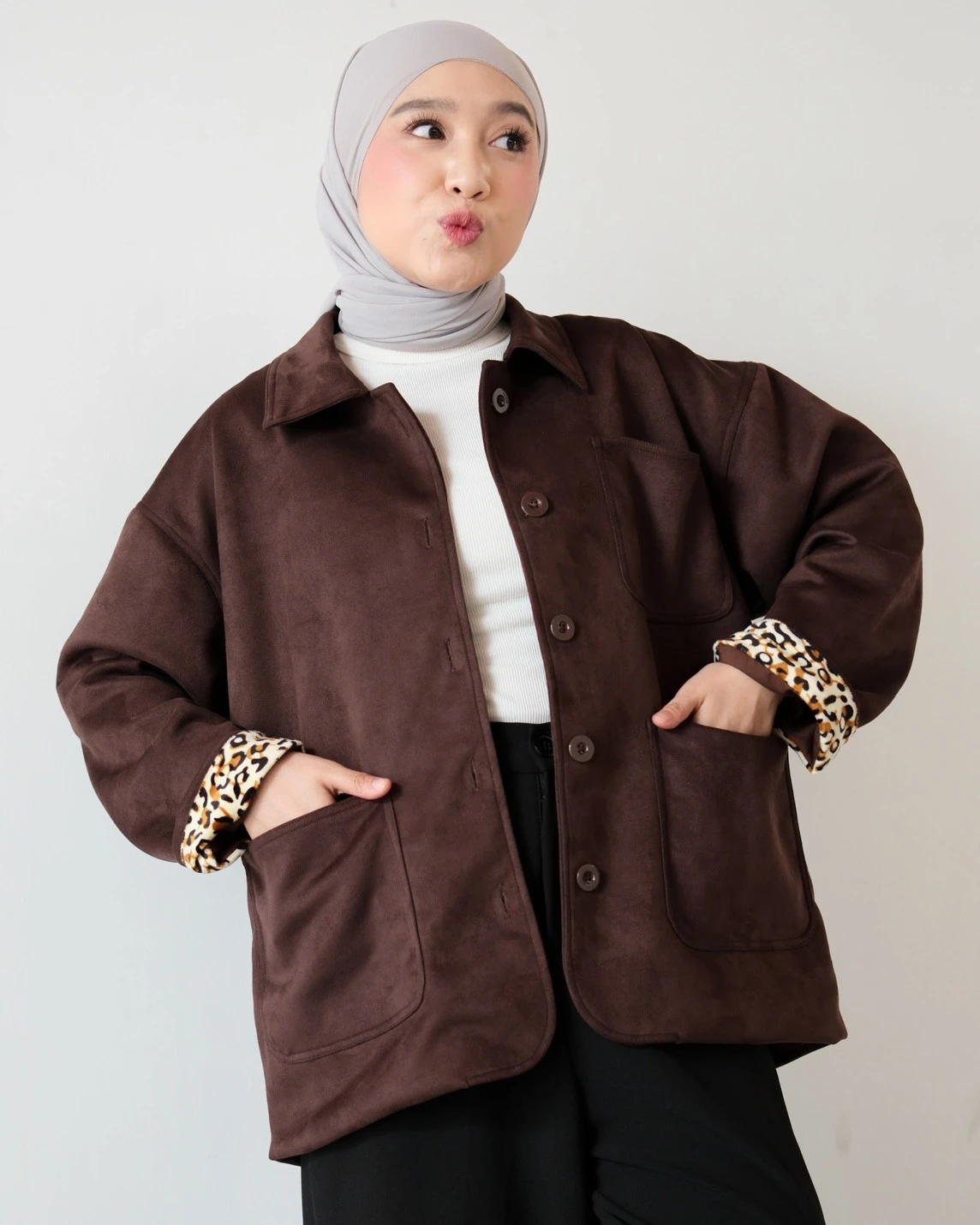 Alternative view of Jilea Jacket Kode 26543 Coffee