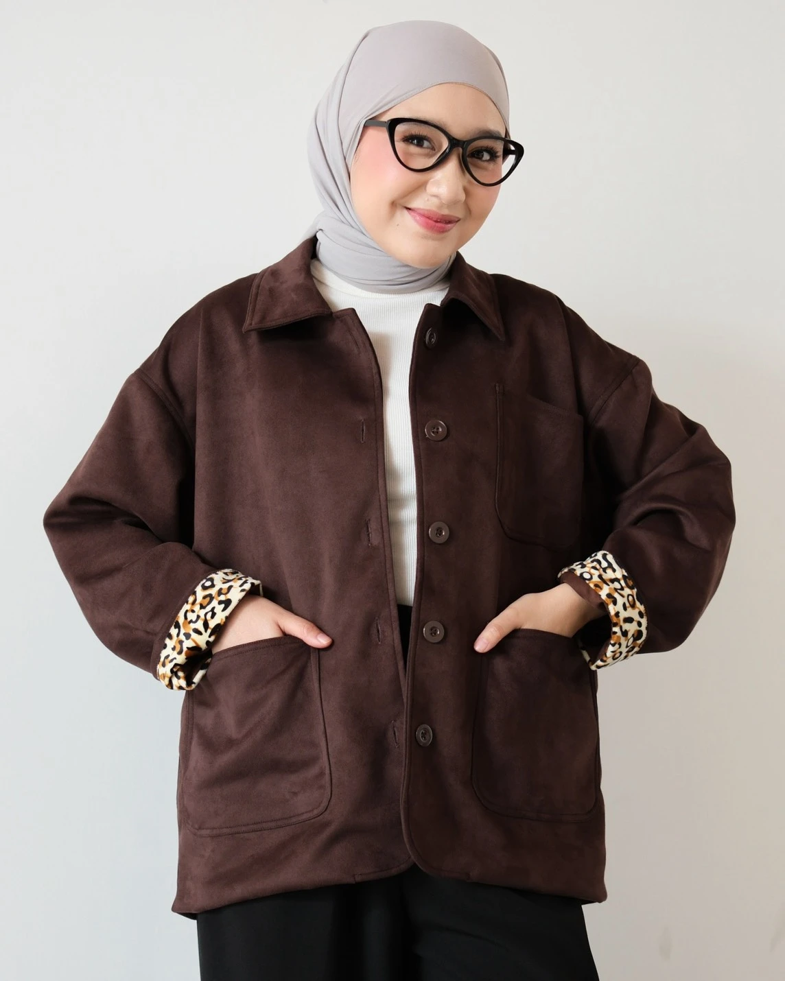 Jilea Jacket Kode 26543 Coffee