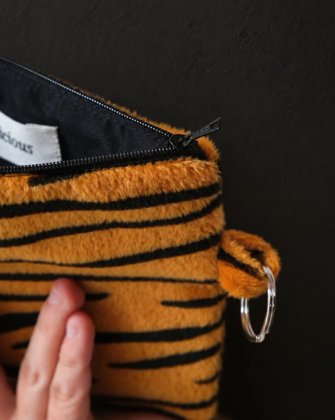 Alternative view of Animal Printed Pouch Tiger
