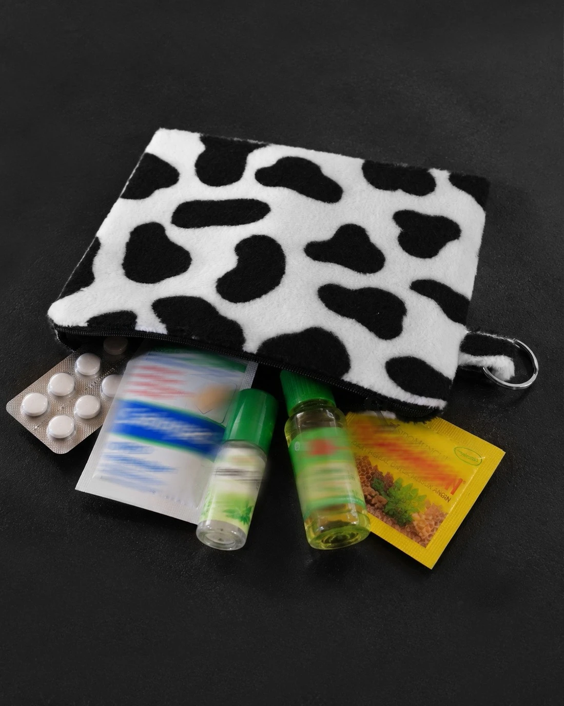 Alternative view of Animal Printed Pouch Cow