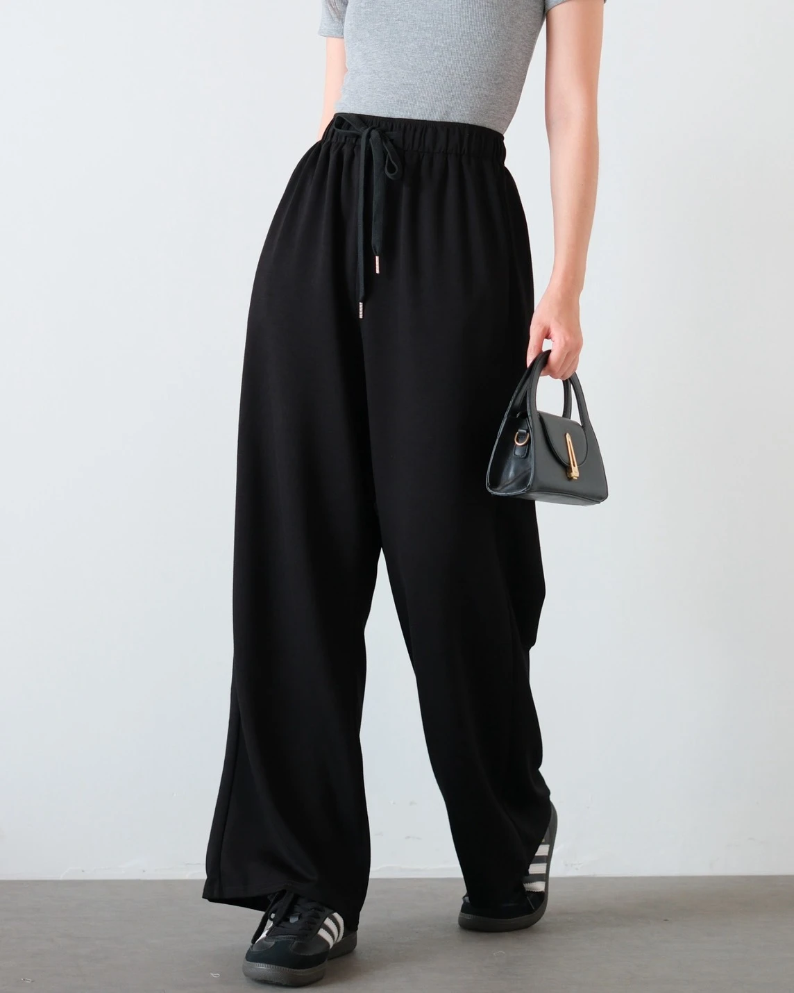Alternative view of Olvya Cullote Pants Kode 6866 Black