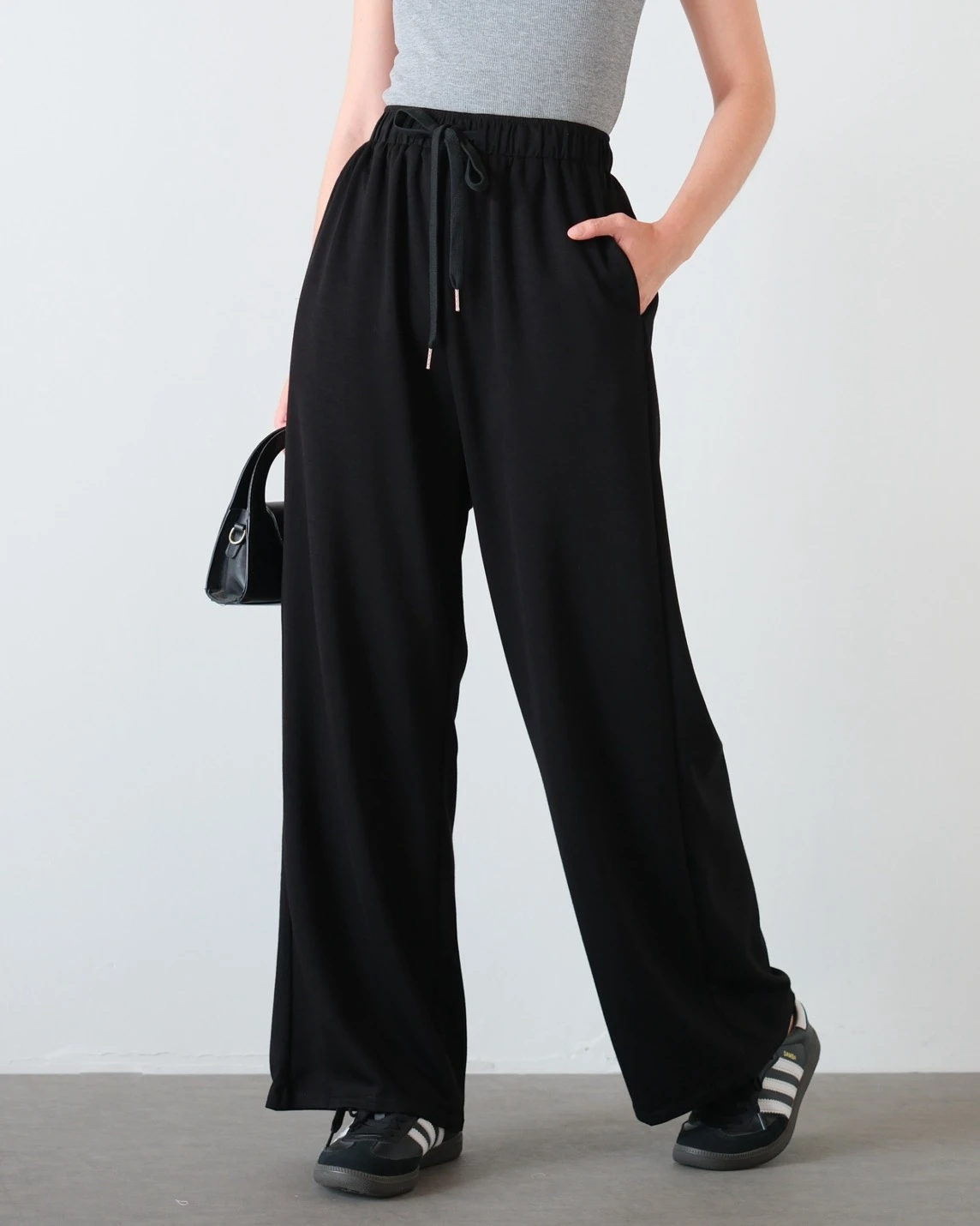 Olvya Cullote Pants Kode 6866 Black