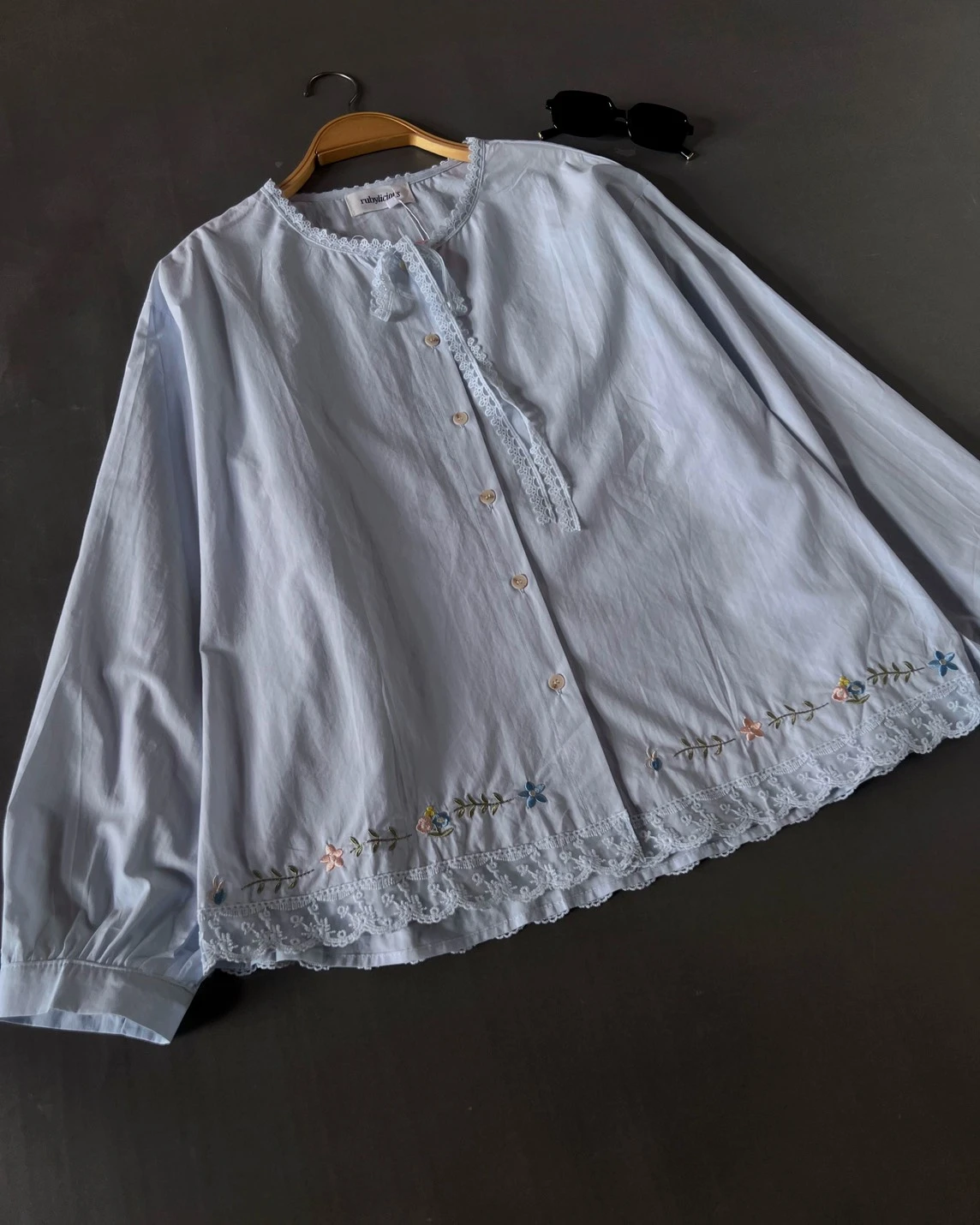 Alternative view of Jiva Shirt Kode 8801 Blue