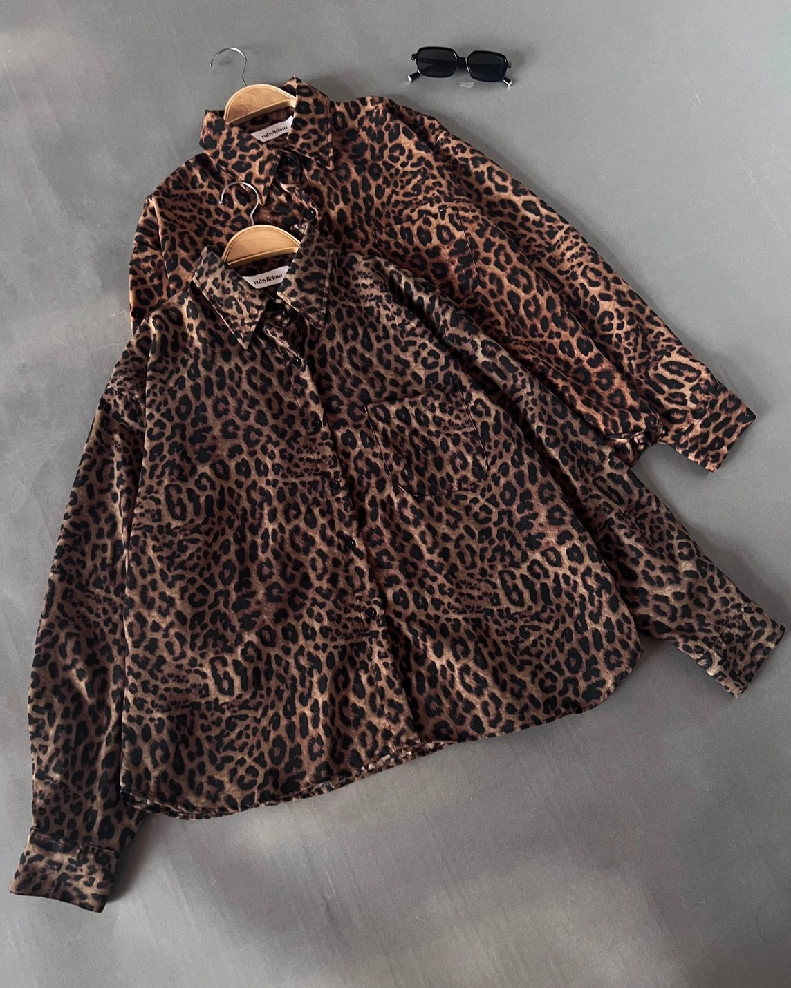 Alternative view of Hanera Leopard Shirt Kode 2125 Khaki