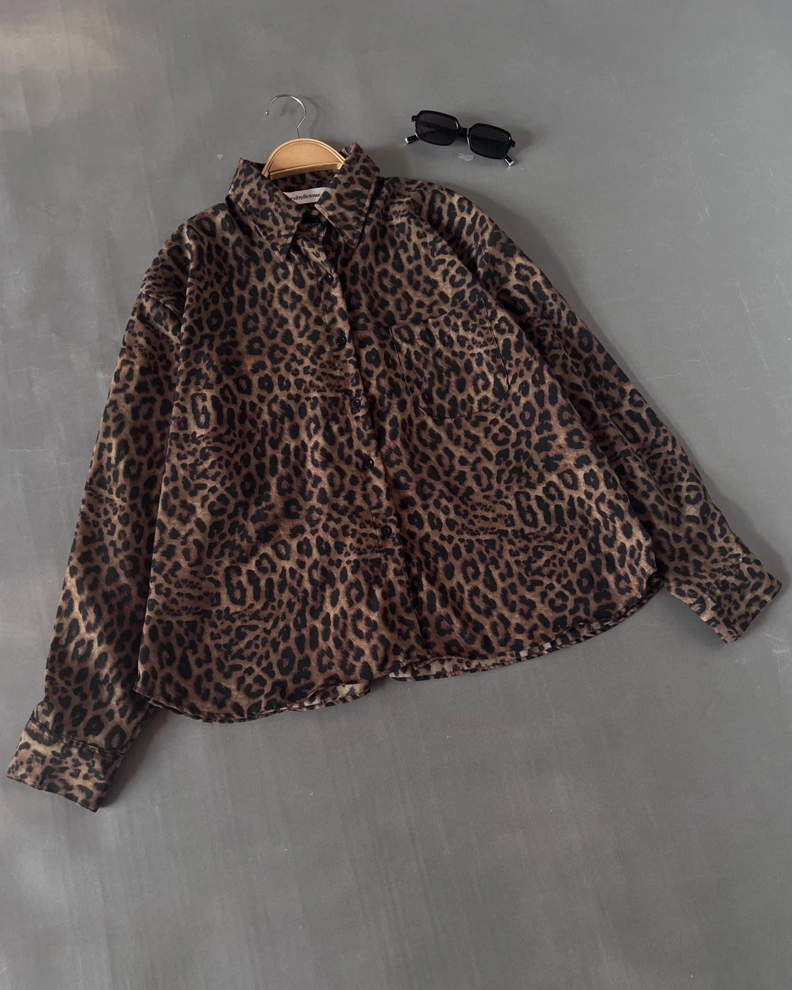 Hanera Leopard Shirt Kode 2125 Khaki