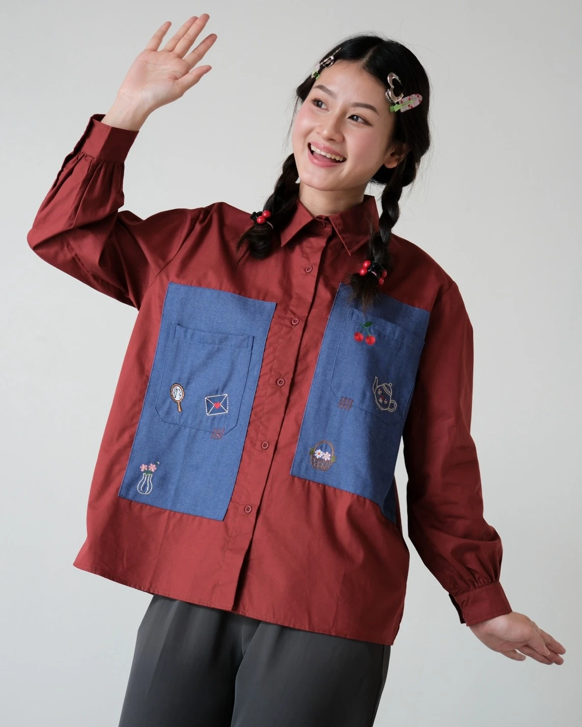 Leith Shirt Russet Brown