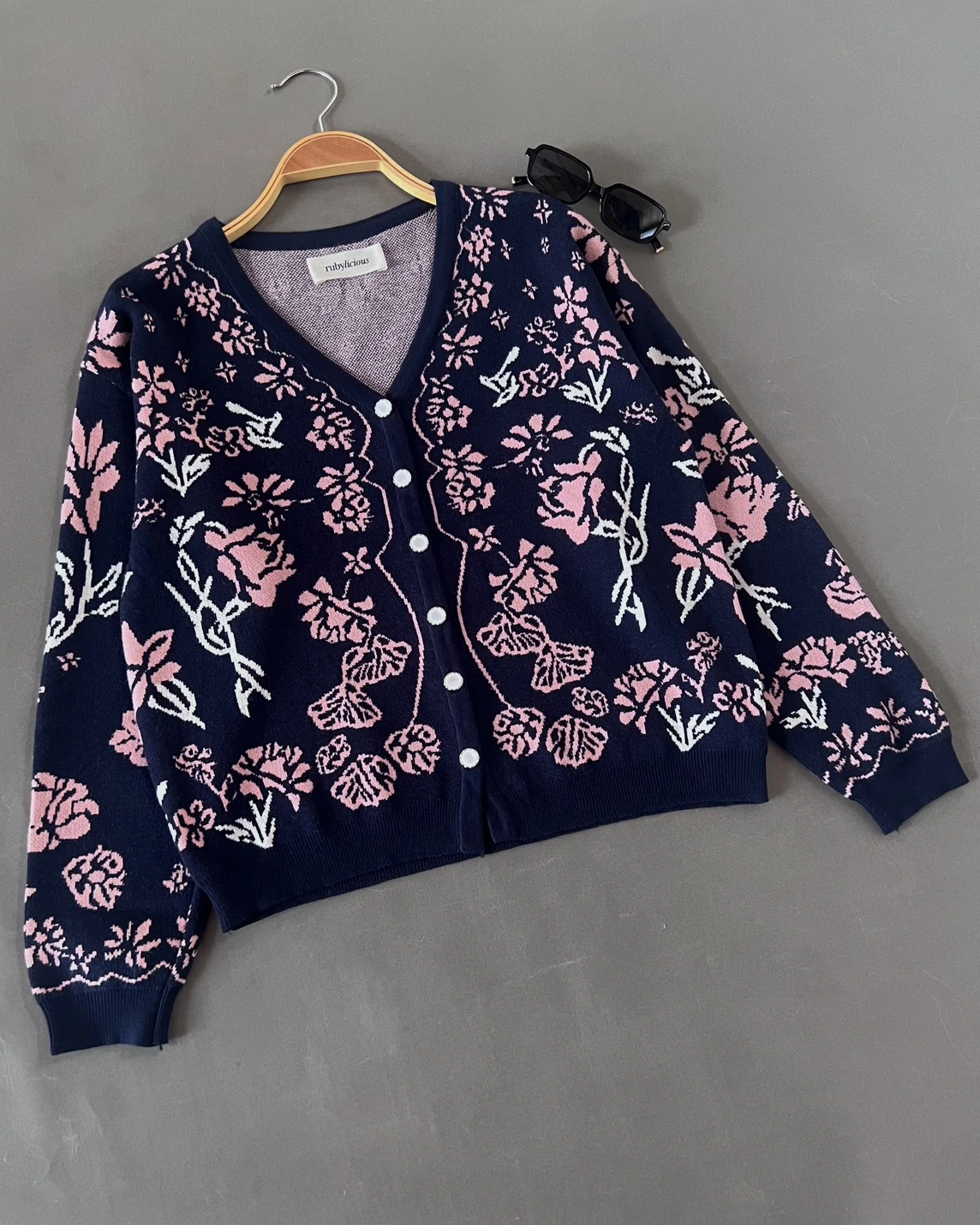 Icesya Cardi Kode 266P Navy
