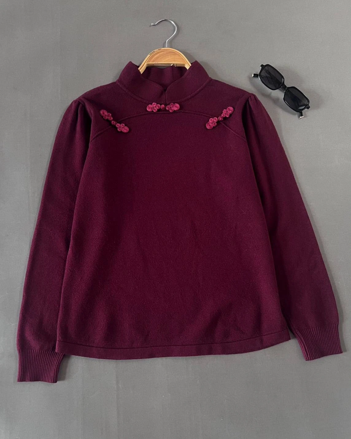 Fonca Longsleeve Kode 461N Maroon