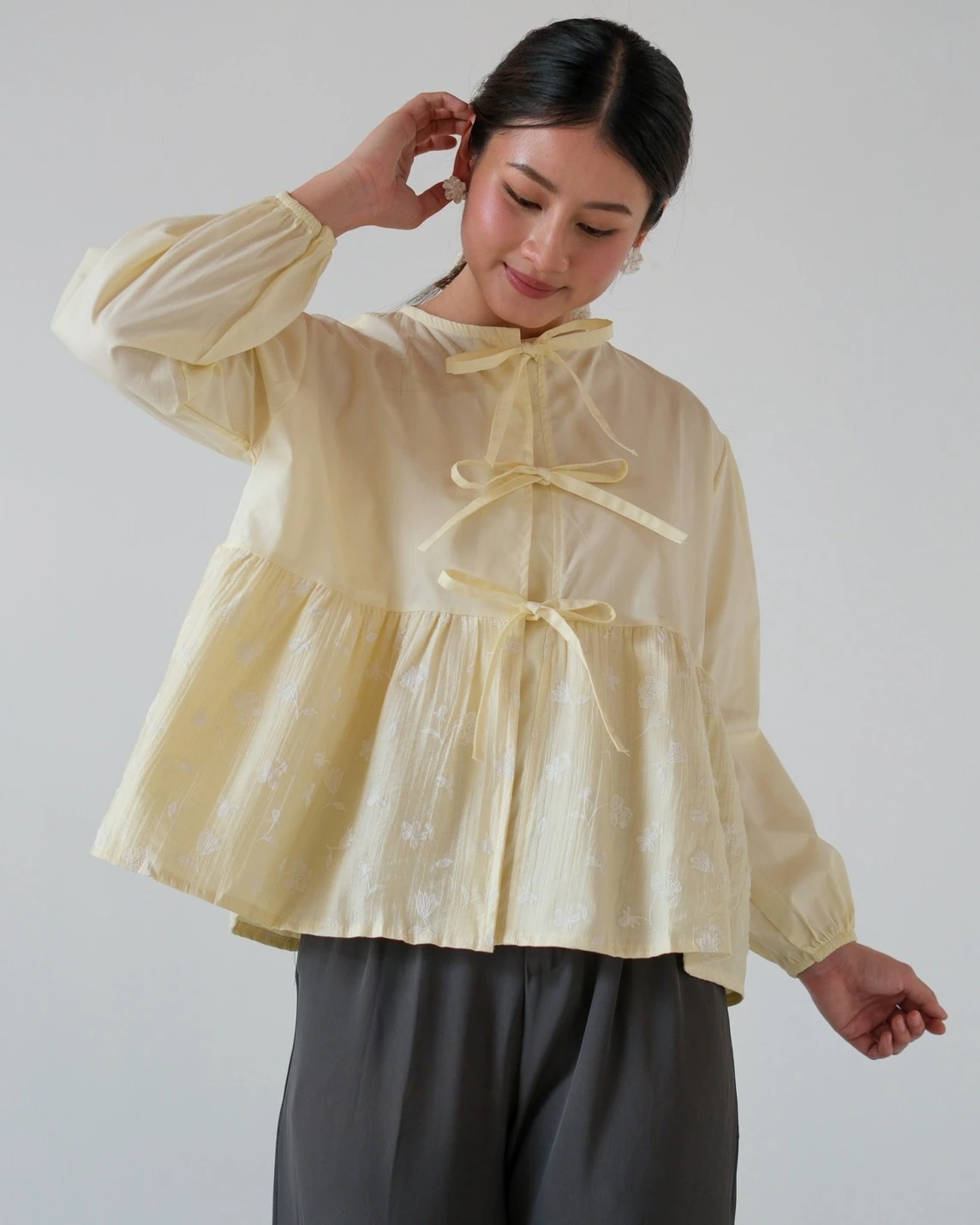 Piya Blouse Kode 80523 Yellow