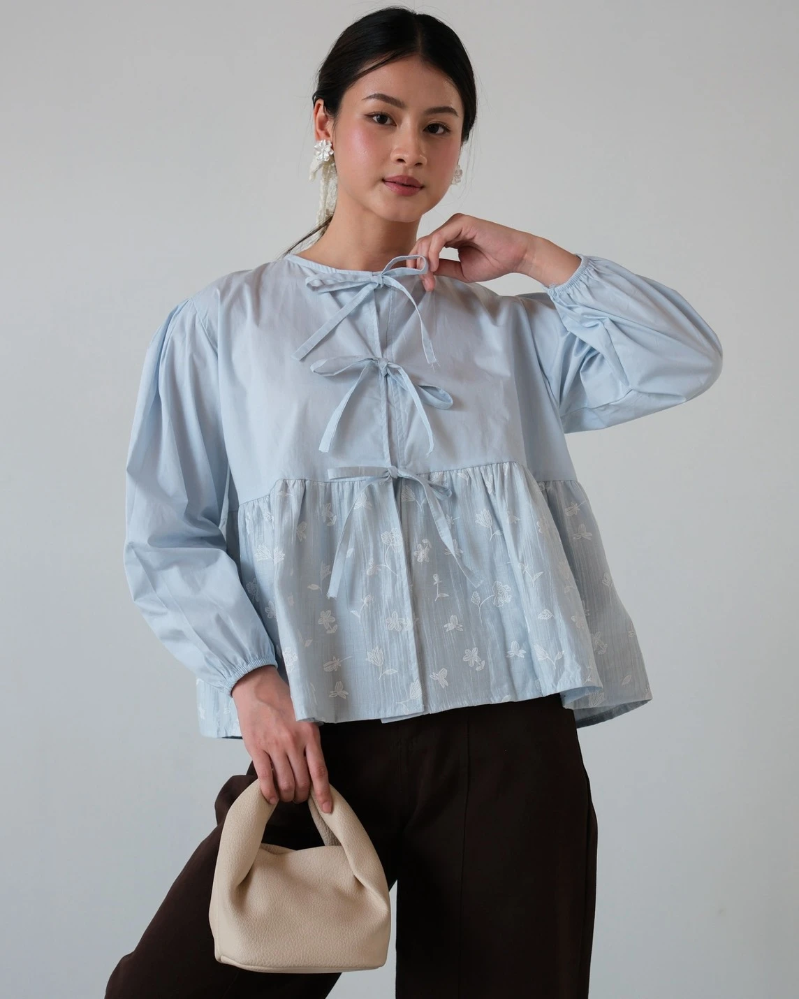 Piya Blouse Kode 80523 Blue