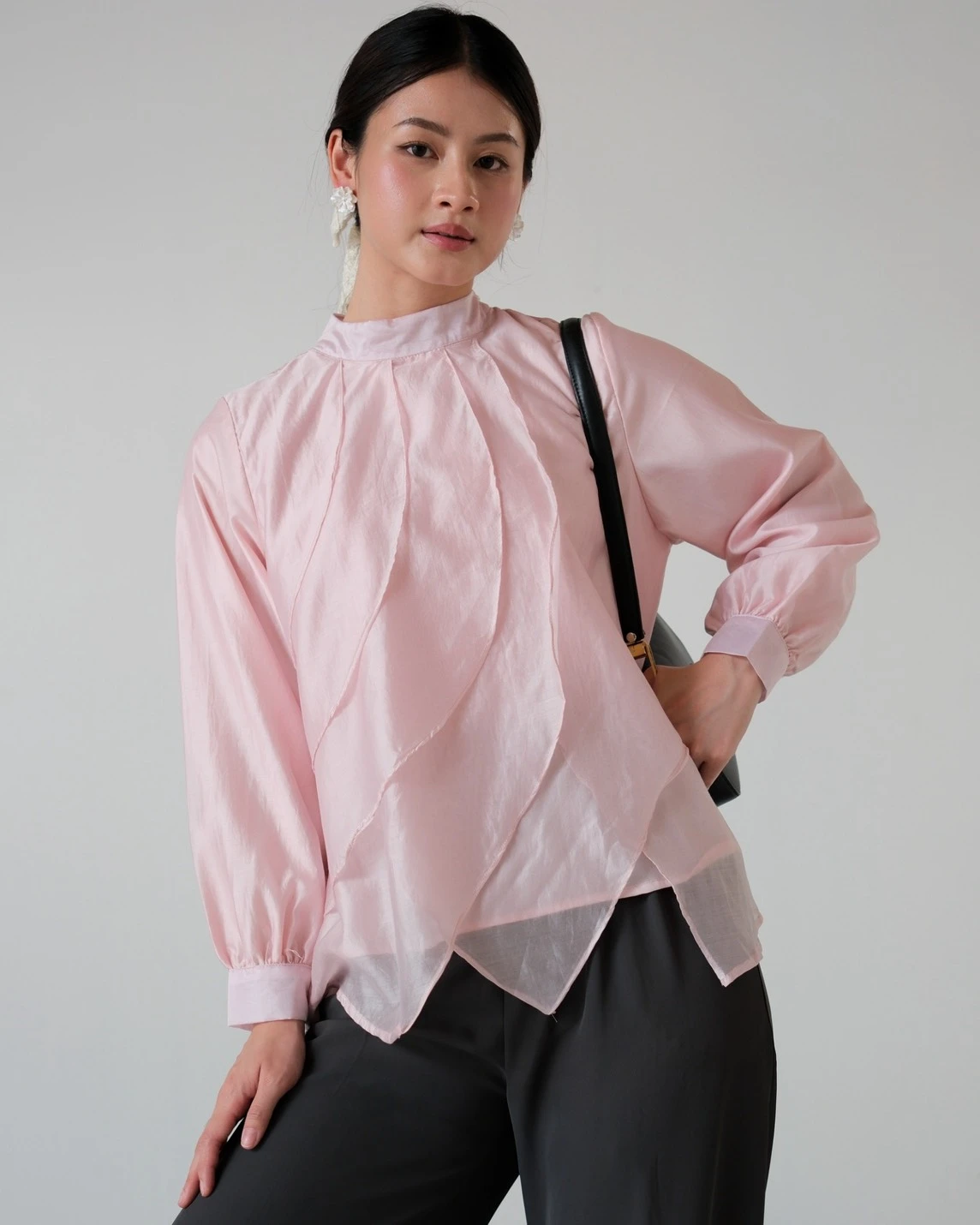 Drina Blouse Kode 80159 Pink