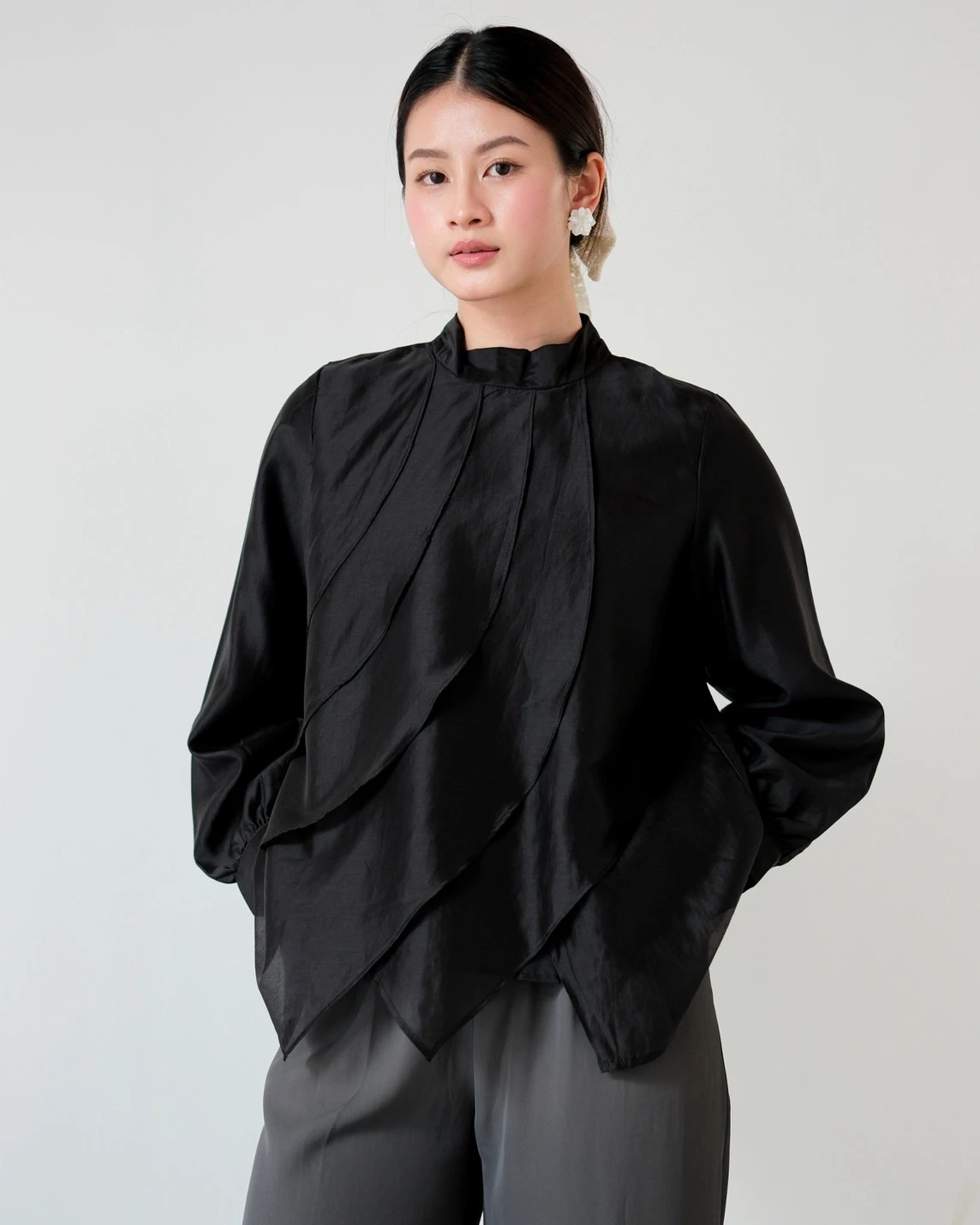 Drina Blouse Kode 80159 Black