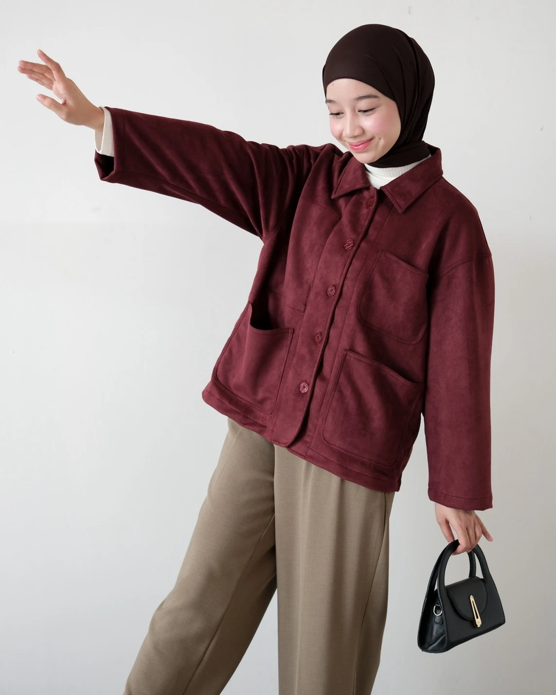 Alternative view of Belixa Jacket Kode 26462 Maroon