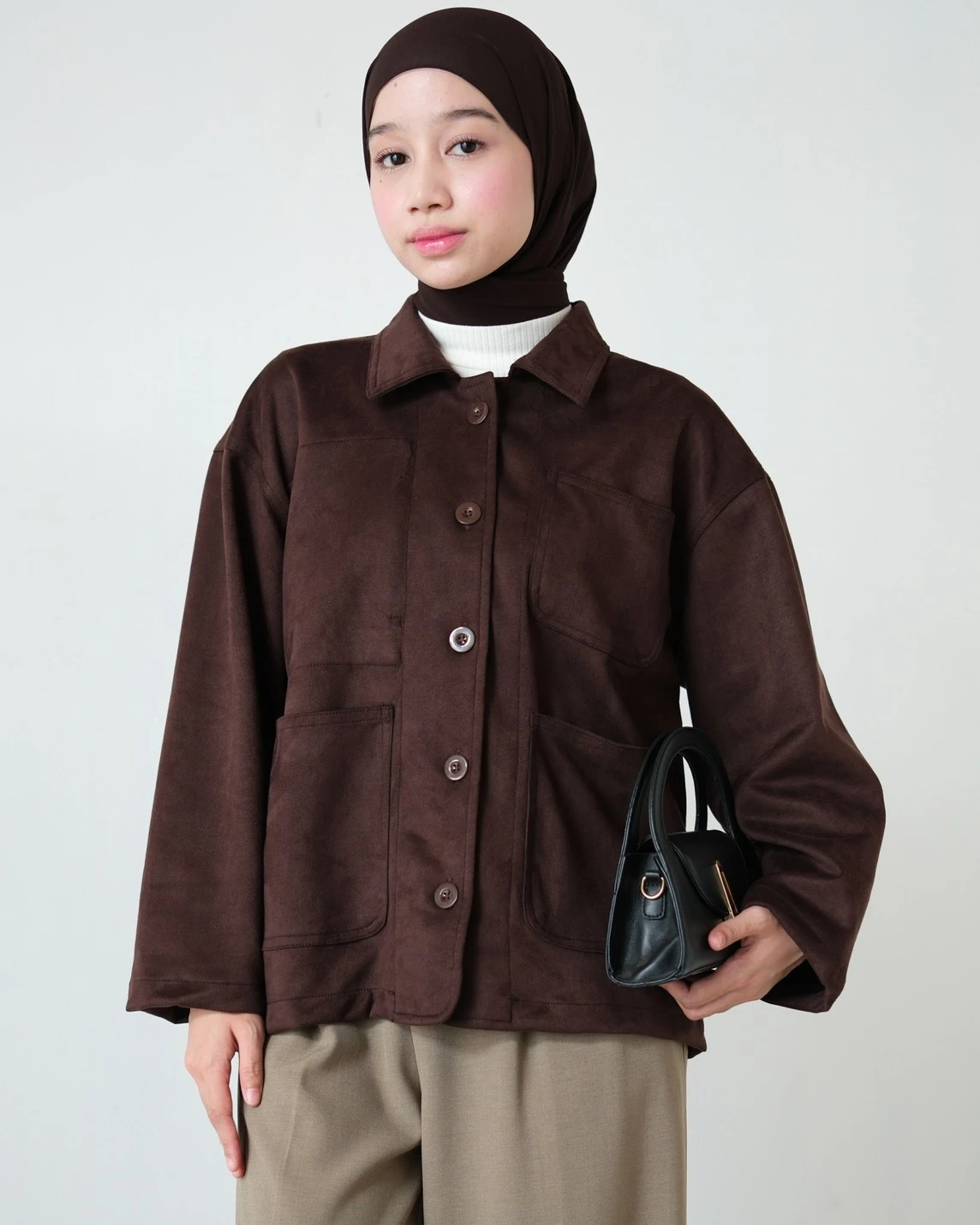 Belixa Jacket Kode 26462 Coffee