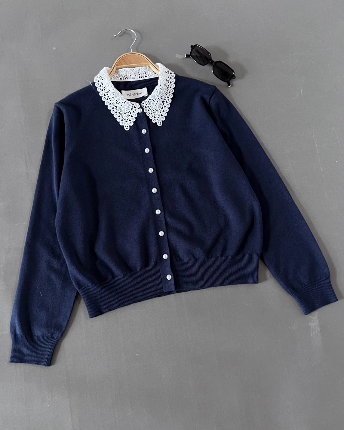 Alternative view of Yuca Longsleeve Kode 593N Navy