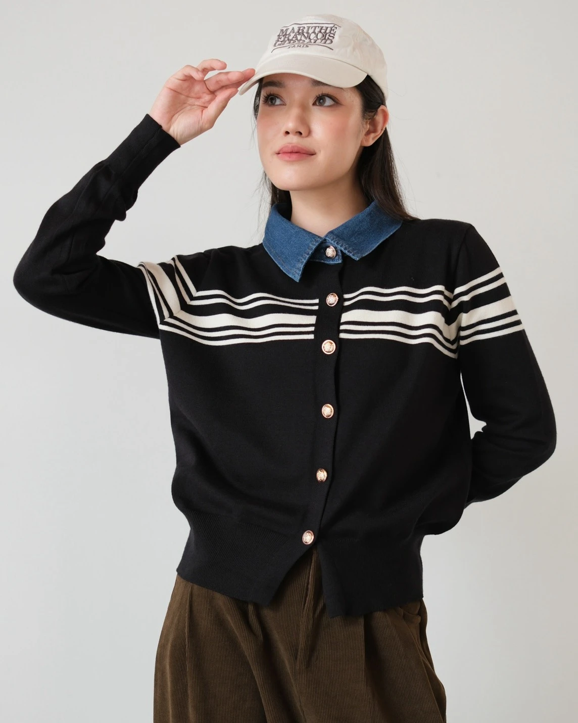 Alternative view of Chedva Longsleeve Kode 1-P Black