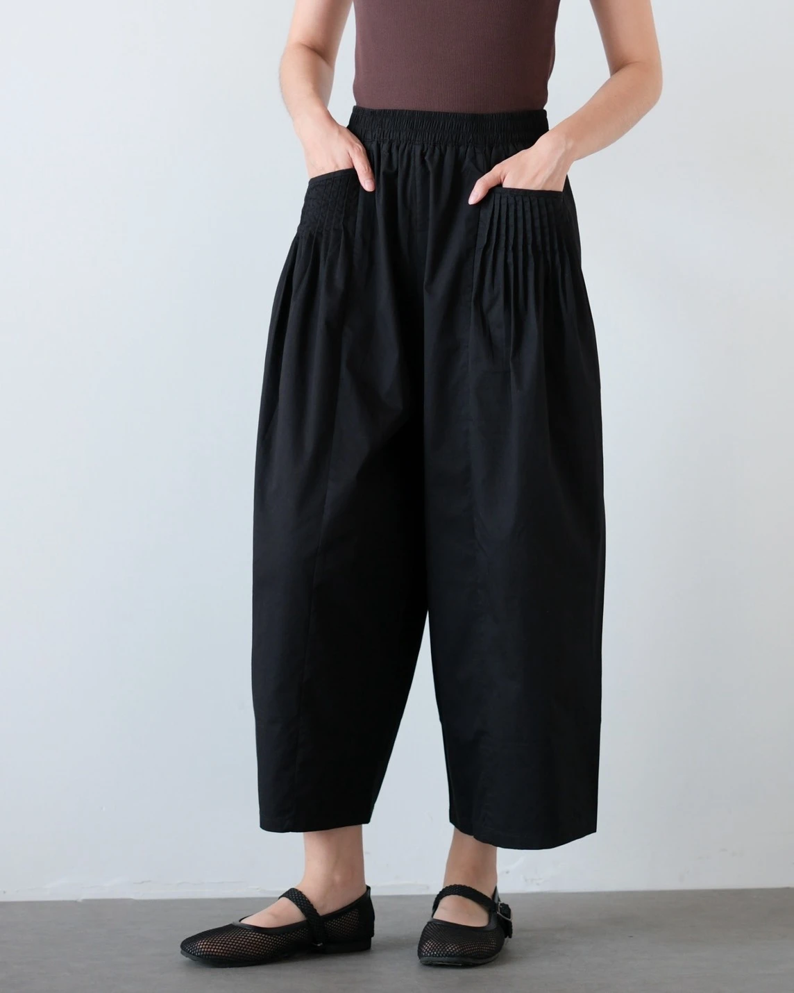 Hinata Barrel Pants Kode 22609 Black