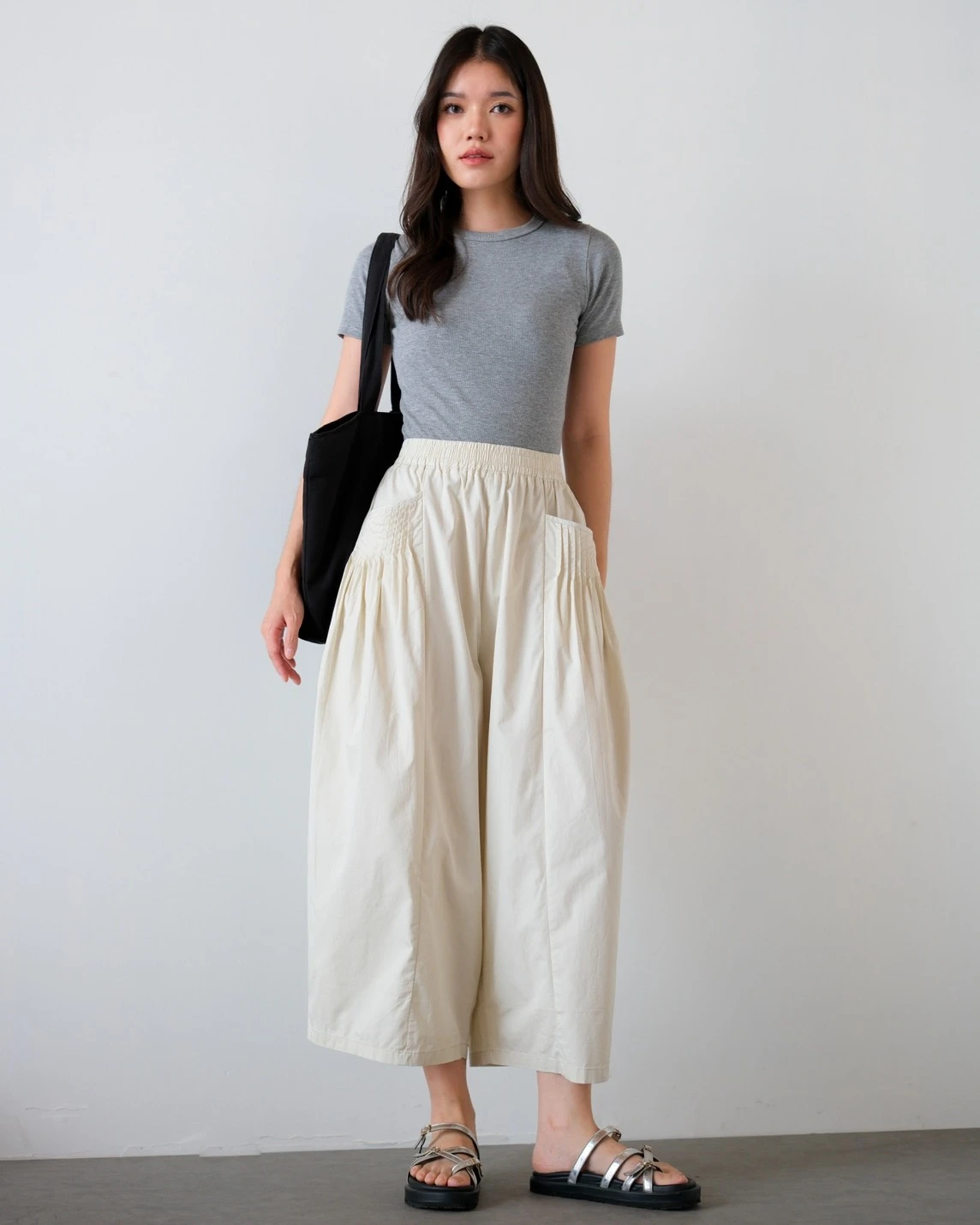 Hinata Barrel Pants Kode 22609 Ivory