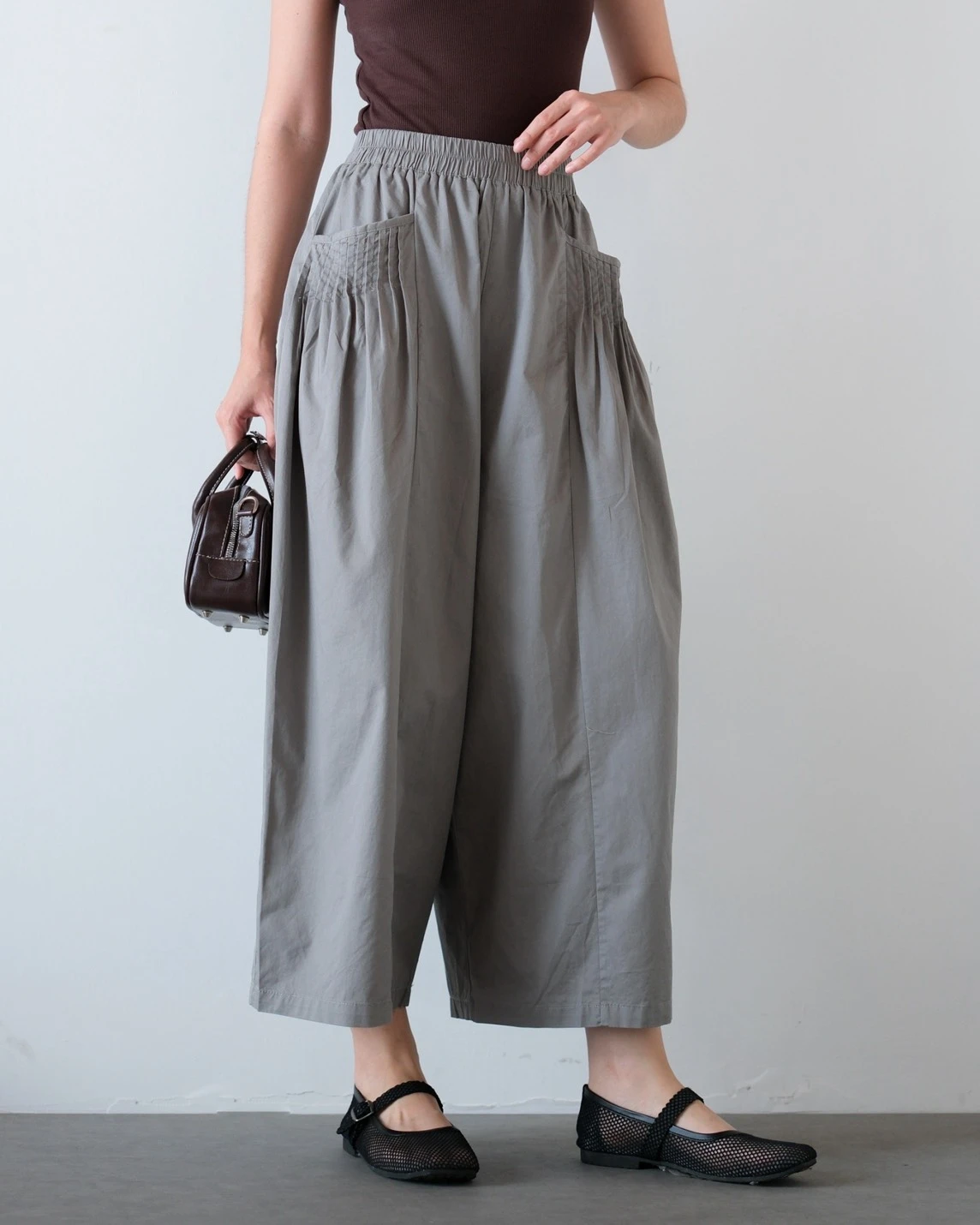 Alternative view of Hinata Barrel Pants Kode 22609 Grey