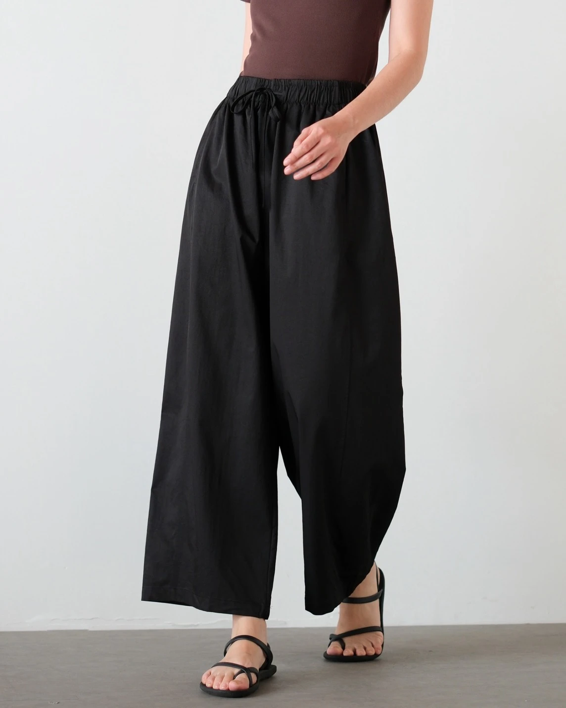Alternative view of Ixelya Barrel Pants Kode 3316 Black