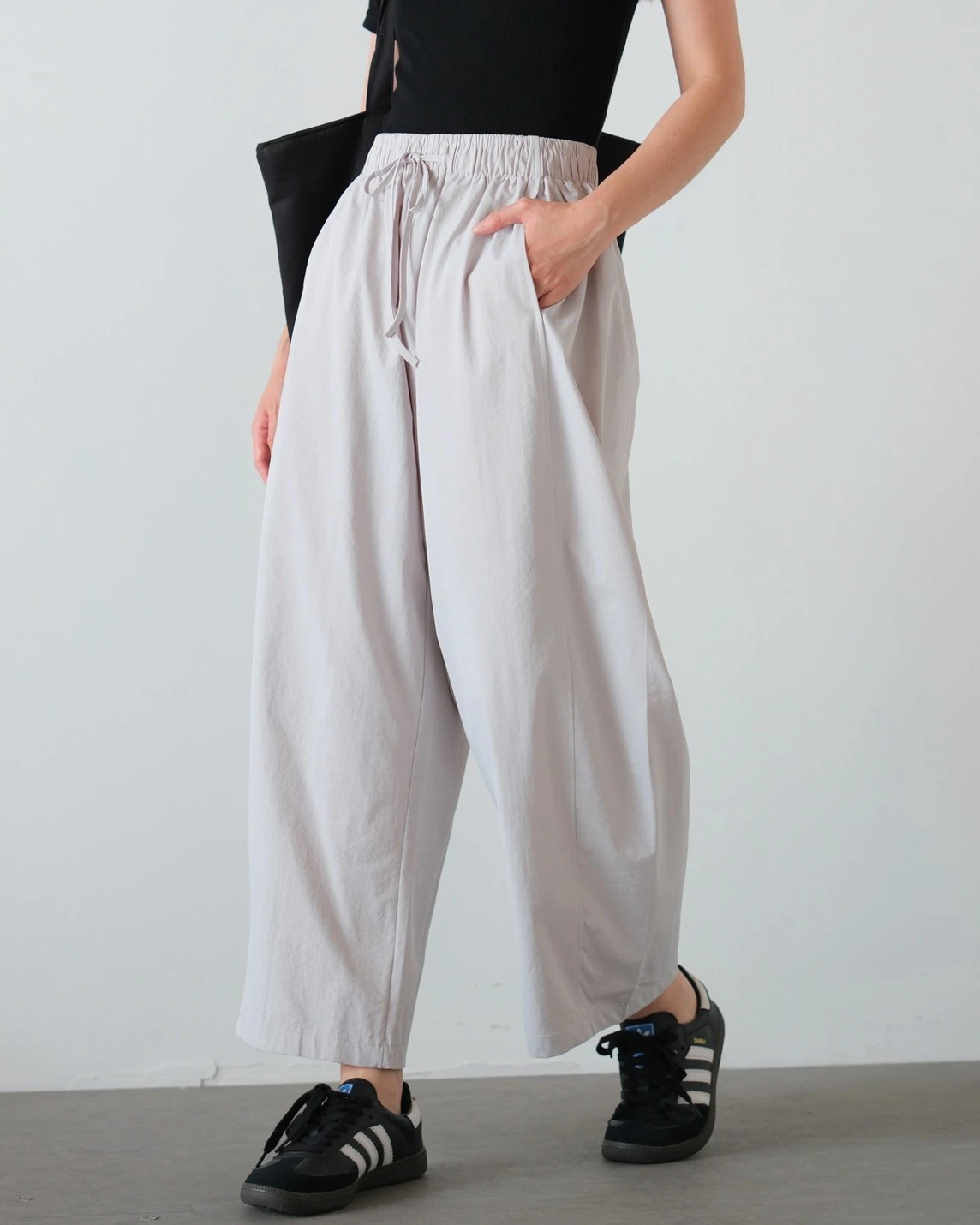 Ixelya Barrel Pants Kode 3316 Grey