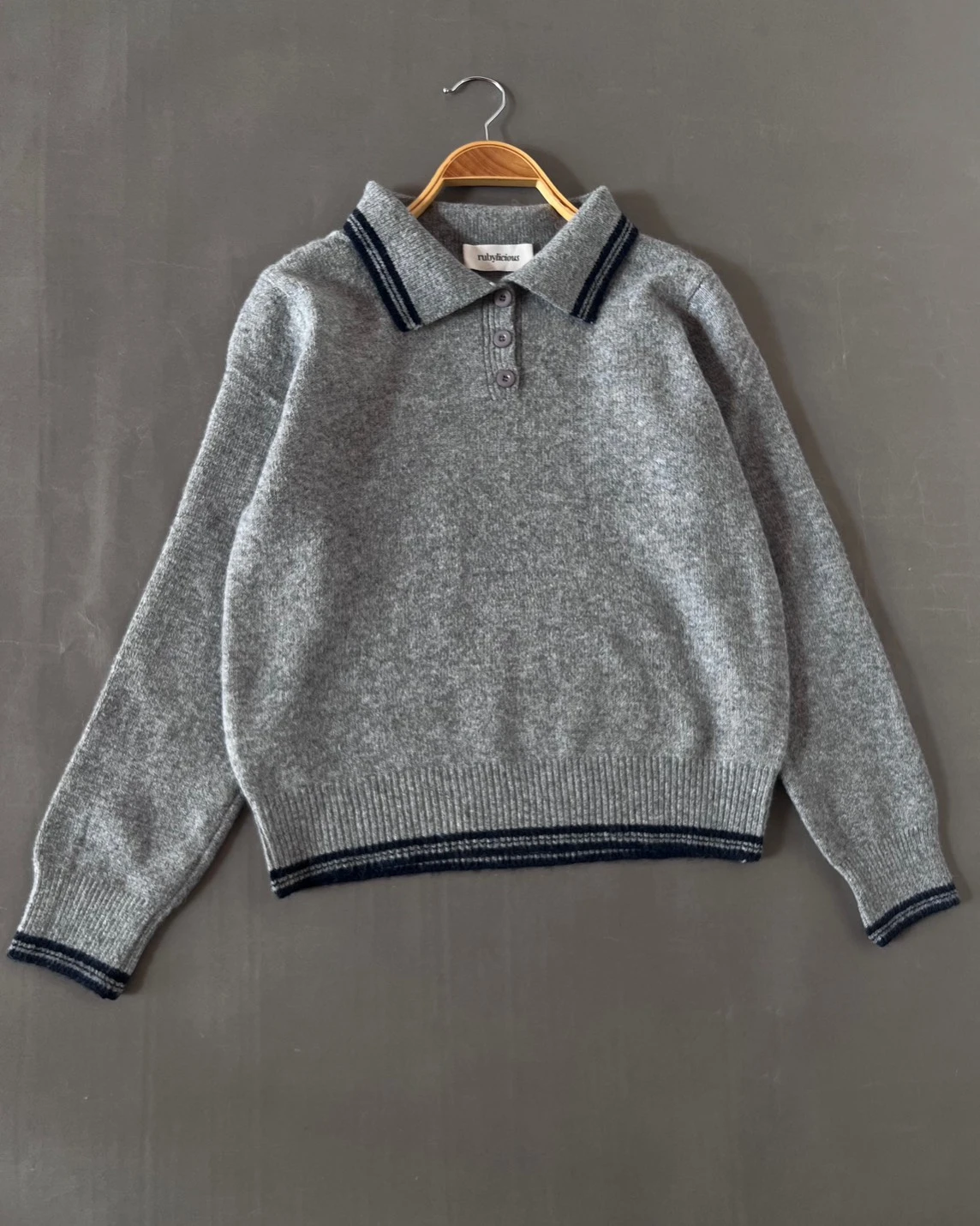 Alternative view of Charu Longsleeve Kode 116P Misty Grey