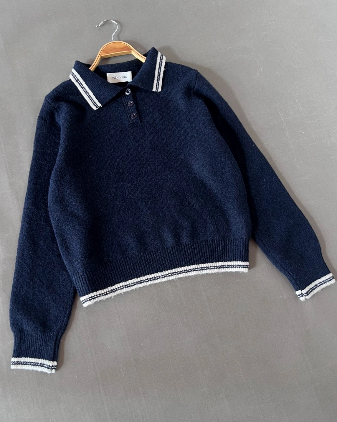 Alternative view of Charu Longsleeve Kode 116P Navy