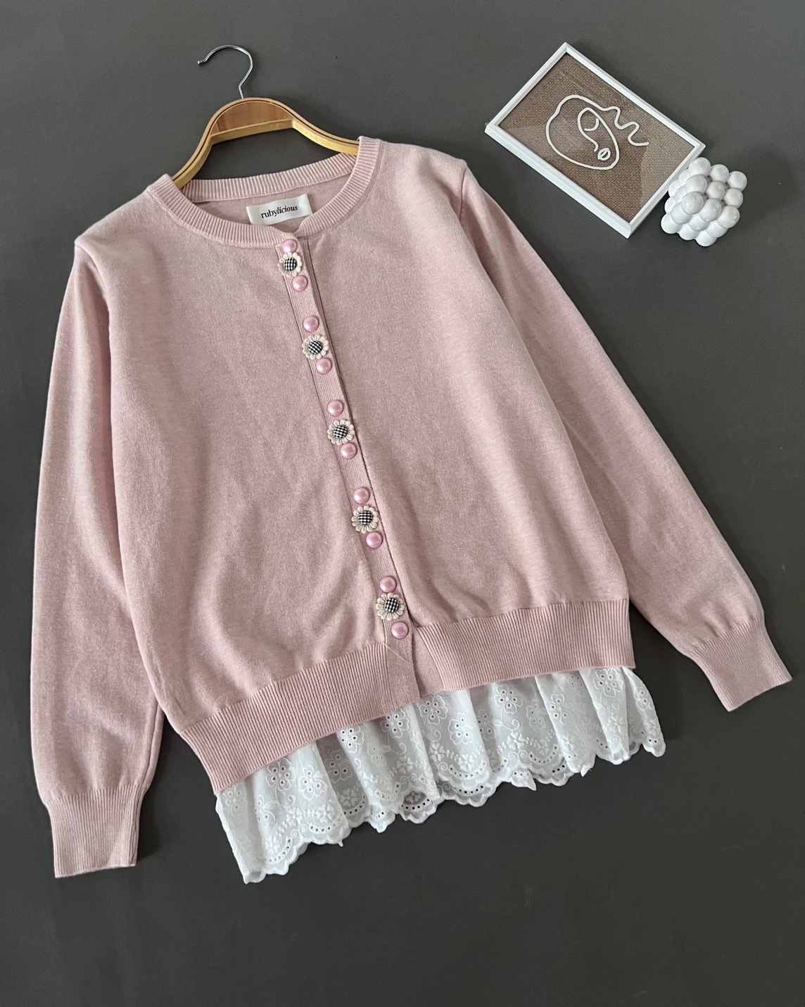 Dhefa Cardi Kode 362P Pink