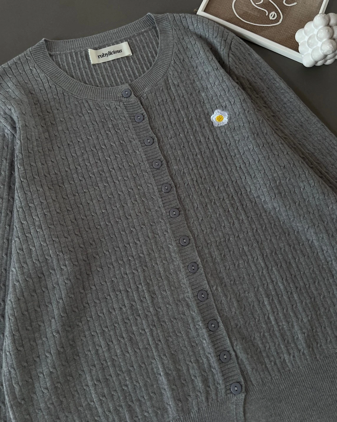 Precia Cardi Kode 359 O Grey