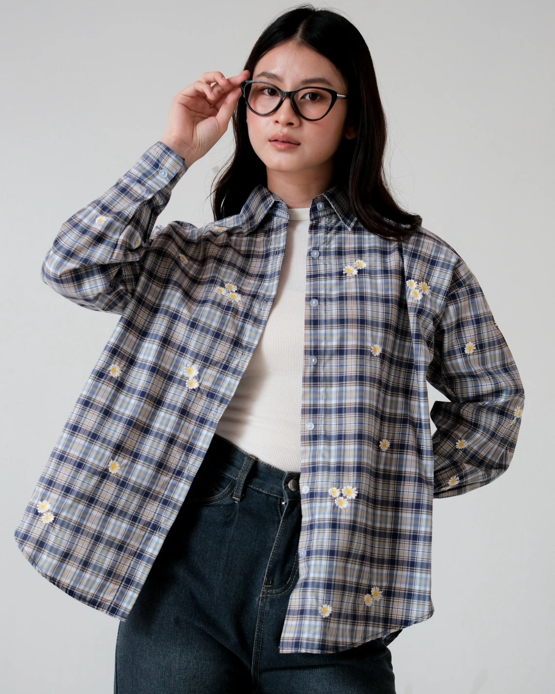 Payne Plaid Shirt Kode 6880 Navy