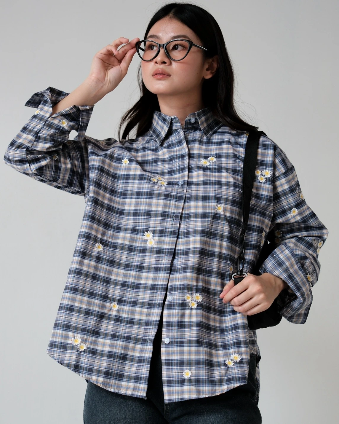 Alternative view of Payne Plaid Shirt Kode 6880 Blue Black