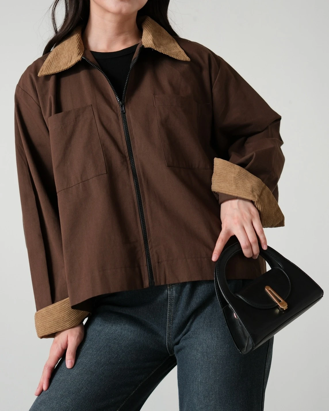 Divari Jacket Kode 71152 Coffee