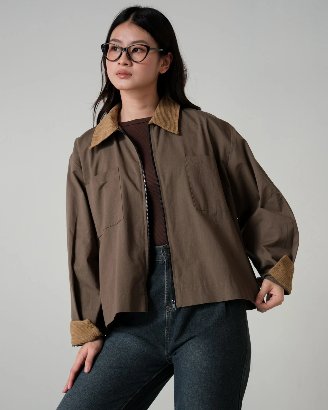 Alternative view of Divari Jacket Kode 71152 Olive