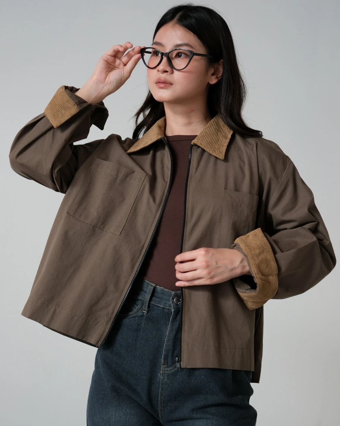 Divari Jacket Kode 71152 Olive